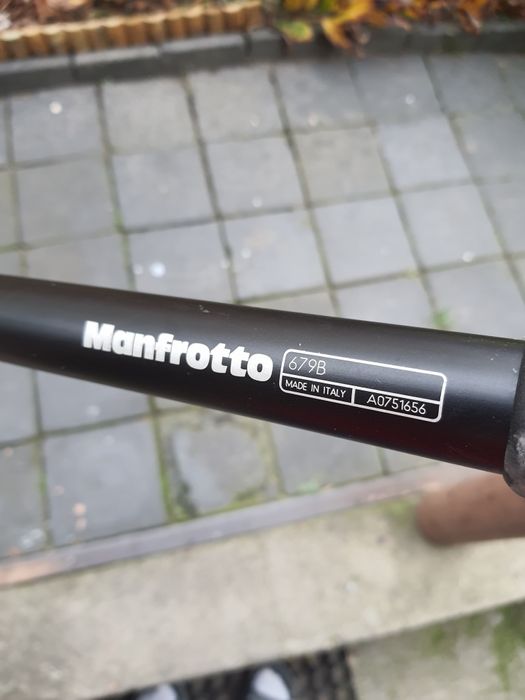 Manfrotto 679b monopod z płytką video