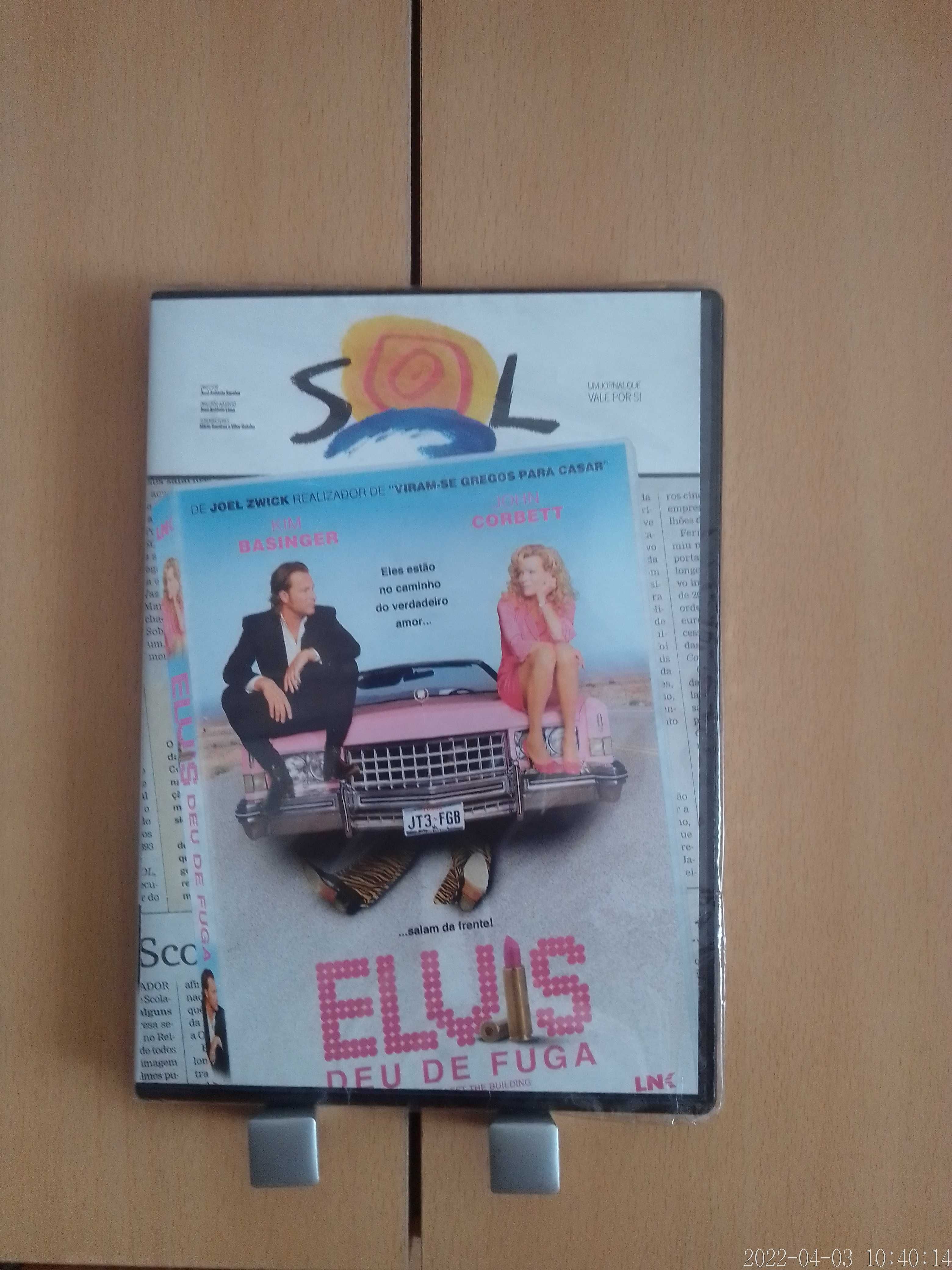 Dvd SELADO Elvis Deu de Fuga Filme Joel Zwick Kim Basinger Jon Corbett