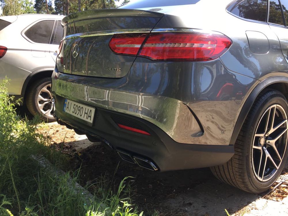 Обвес бампер передний насадки Mercedes Benz W292 C292 GLE coupe 63 amg