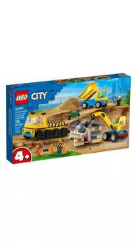 LEGO City 60391 Pojazdy budowlane i kula do wyburzania