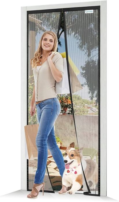 Moskitiera Balcony Door Magnetic 95 x 190 cm, Wersja zmodernizowana