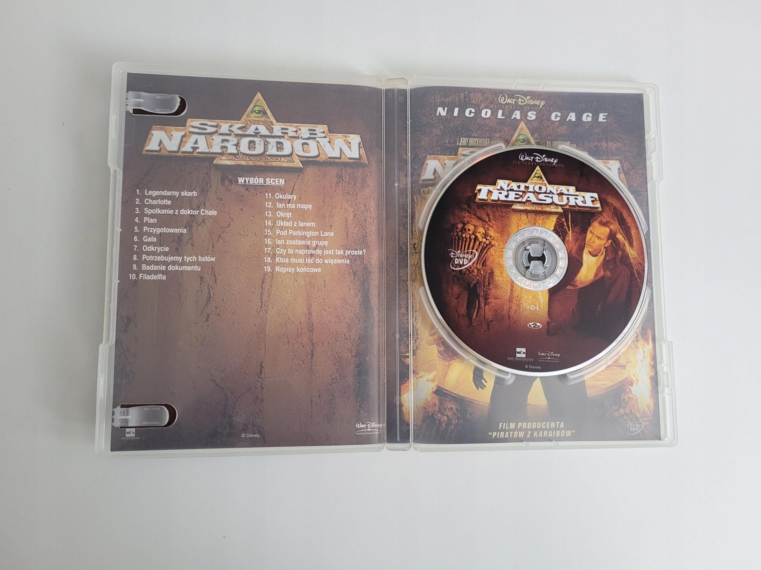 Filmy Dvd Zestaw Skarb Narodów 1-2 Komplet