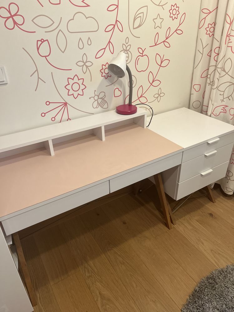 Biurko dla dzieci KIDS basic+ białe