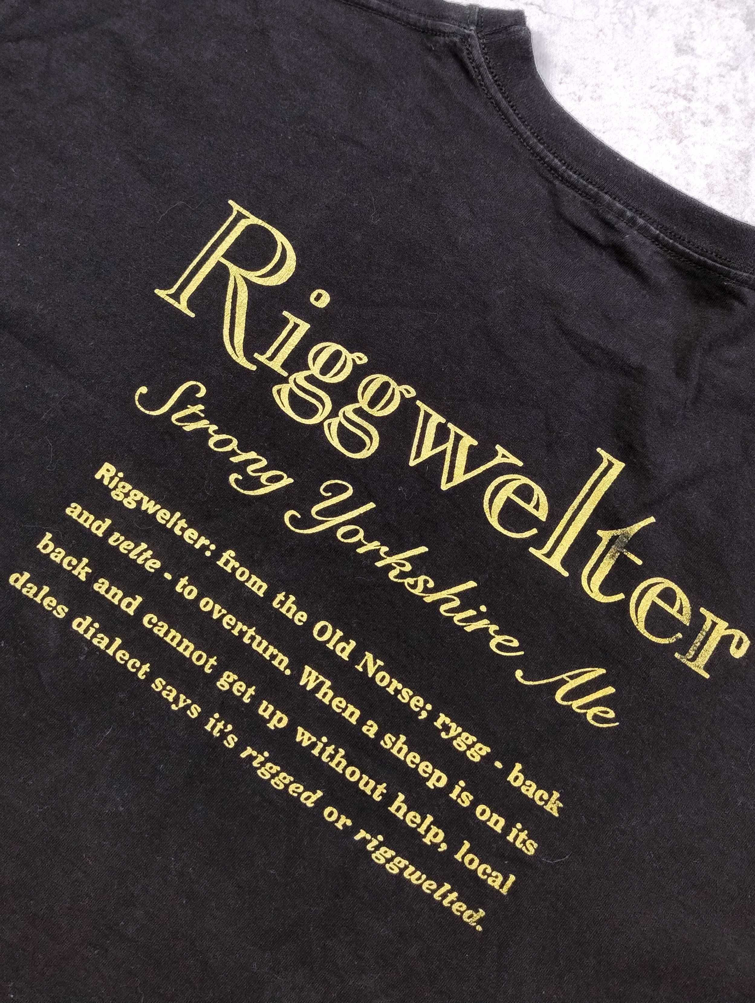 Vintage Fruit of the Loom Black Sheep Riggwelter Ale Beer Tee XL