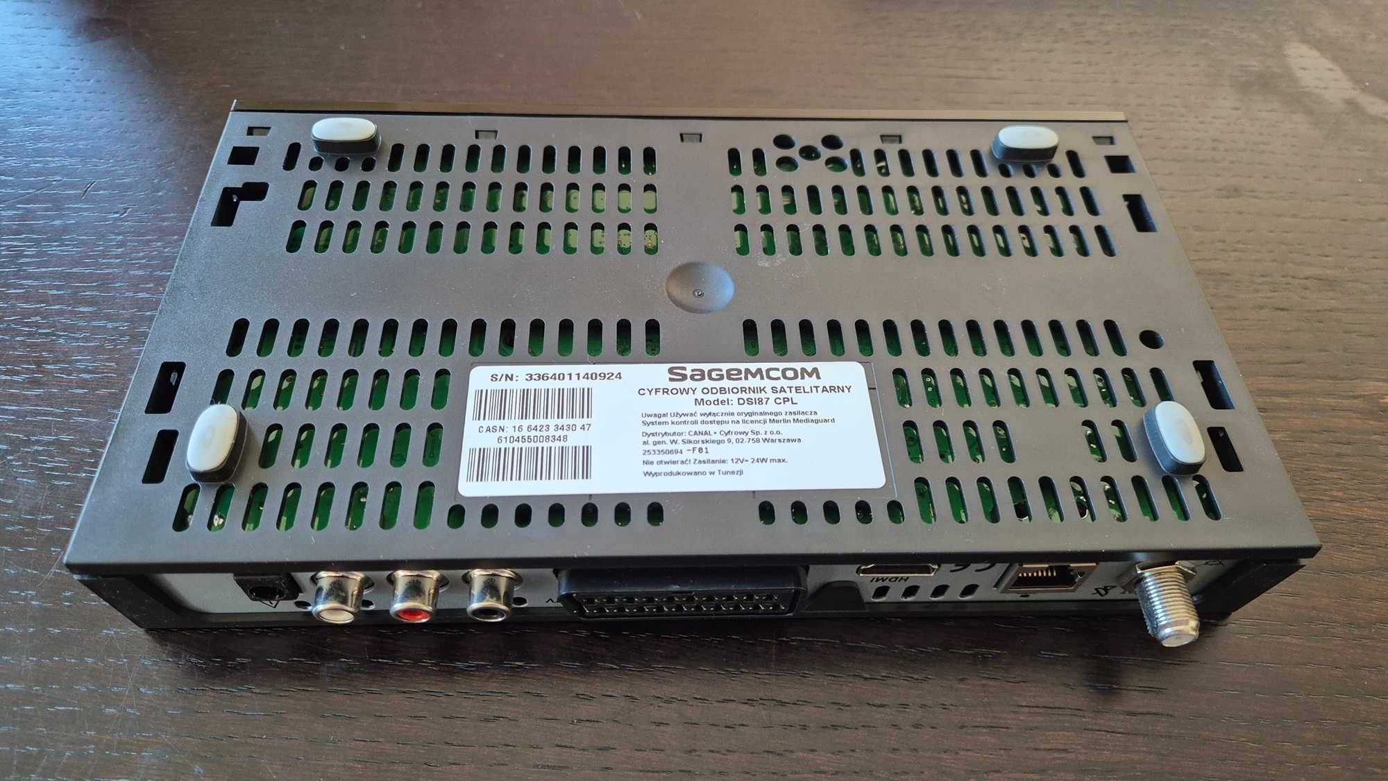 Dekoder Sagemcom DSI87 - cyfra +