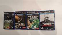 Kolekcja gier z serii Splinter Cell PS2, dla kolekcjonera.