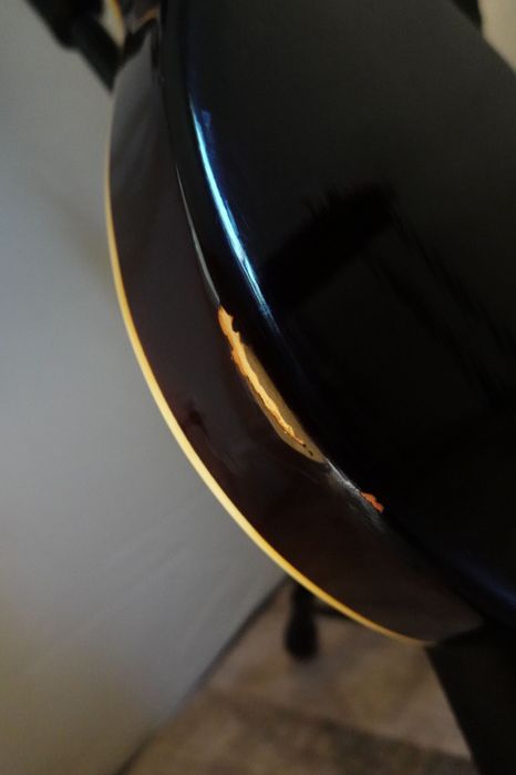 Leworęczna gitara elektryczna Les Paul Samick / Tea Burst, klonowy top