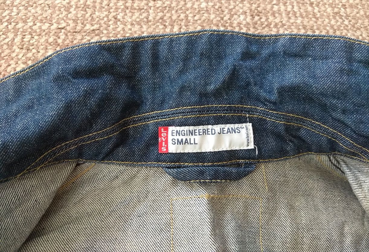 levi's engineered джинсовая куртка S оригинал