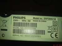 Odtwarzacz DVD Player Philips model DVP 3800 / 58 z przewodem działa