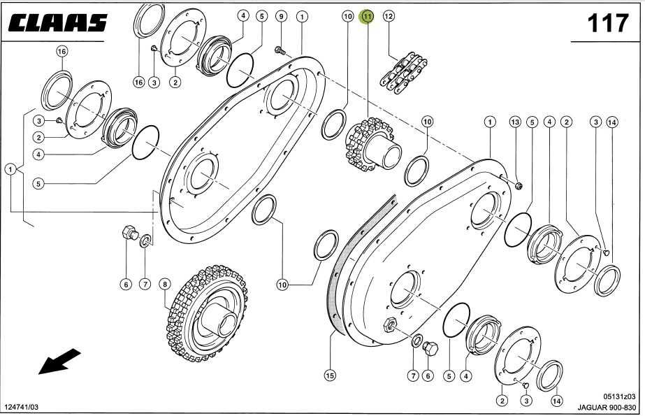 CLAAS JAGUAR 820-880/830-900 зірочка цепного редуктора 0009844670