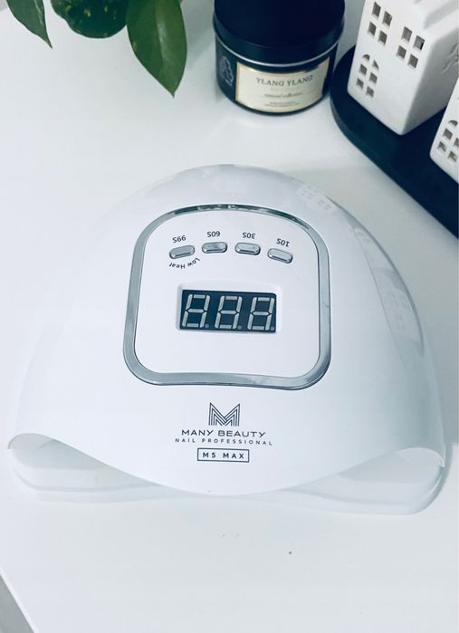 Lampa do paznokci UV LED 80W do hybryd żeli mocno hybrydy LCD