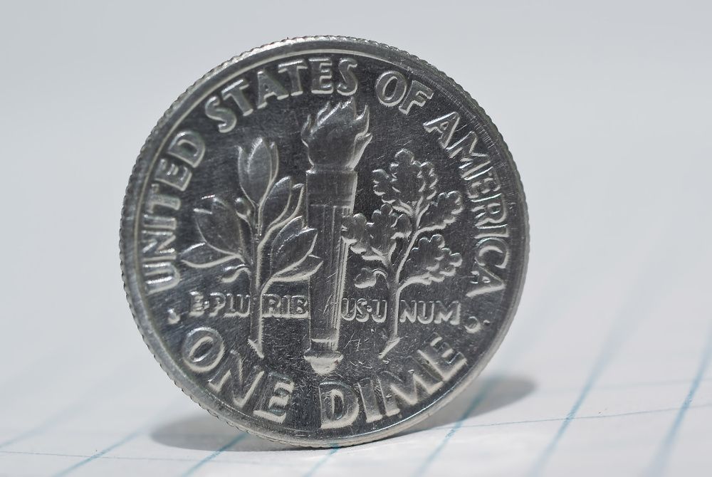 Монета Liberty ONE DIME 1991 г.