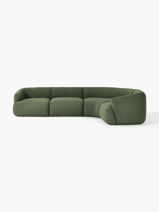 Narożna sofa modułowa Bouclé Sofia (Westwing)
