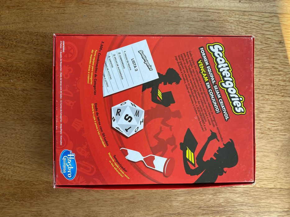 Jogo “Scattegories”