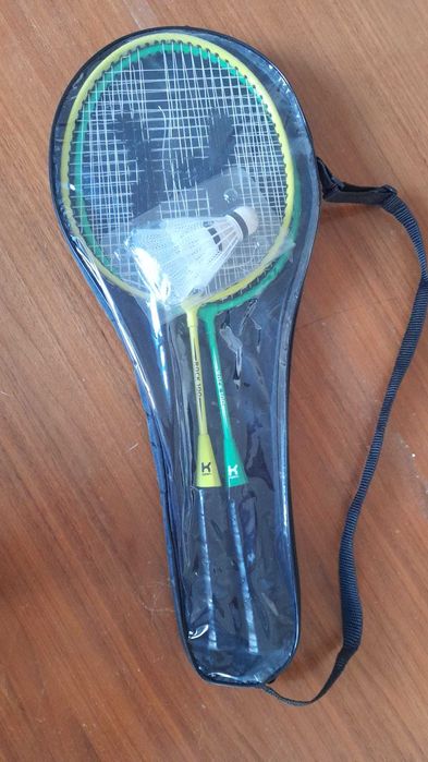 Kit de Badminton - 2 Raquetes + Peteca