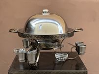 Садж для подачи мяса , шашлыка Люкс все включено 36 см