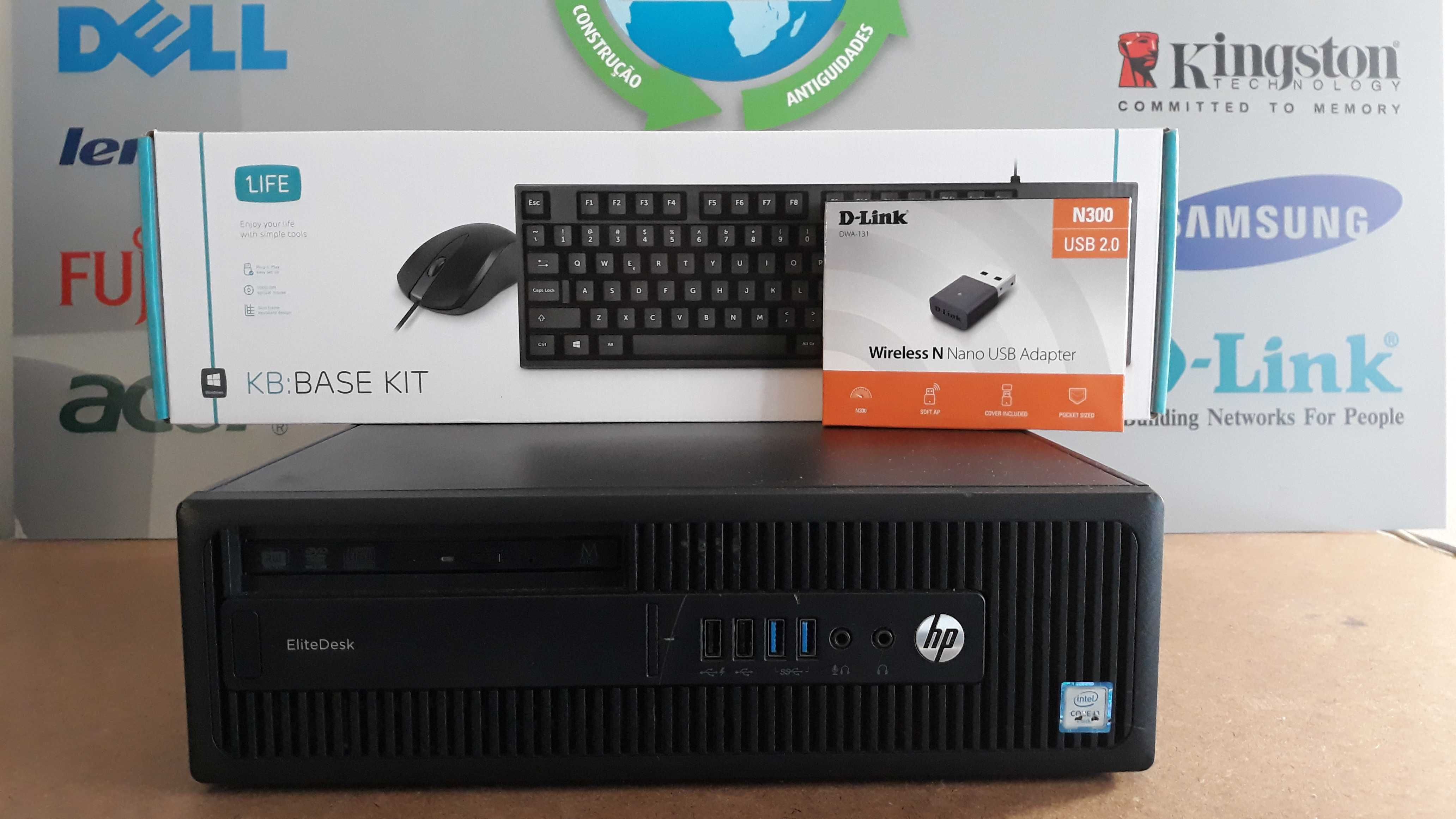 Pç HP 600/800G2 6ªG.|i5.6500-3.2G|16G-DDr4|SSD512+HDD500|Wifi+BT|W11
