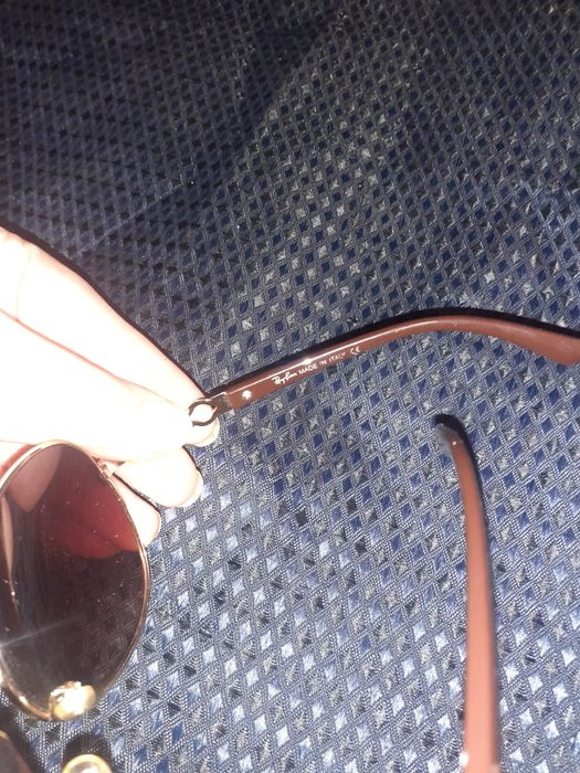 Очки Авиаторы ray ban Винтаж 3318 коричневые солнцезащитные