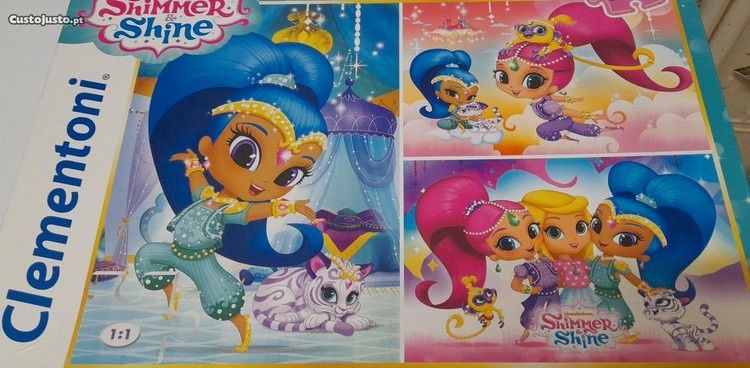 Puzzle Shimer & Shine 3x48 peças da Clementoni