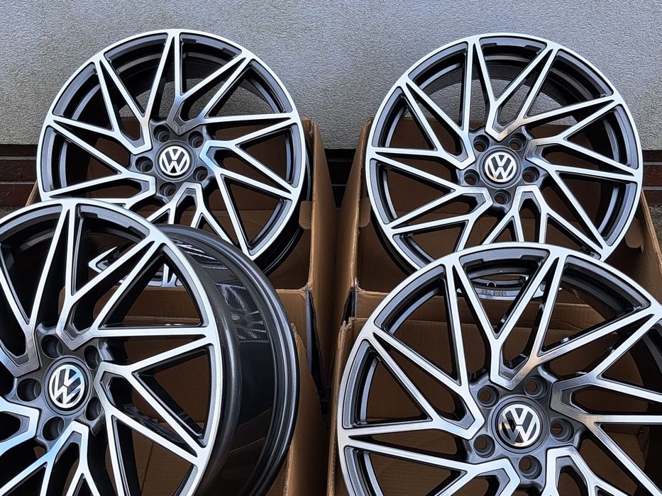 ALUFELGI NOWE VW 18 5x112 T-Roc Passat Golf Jetta Scirocco PFP KT20