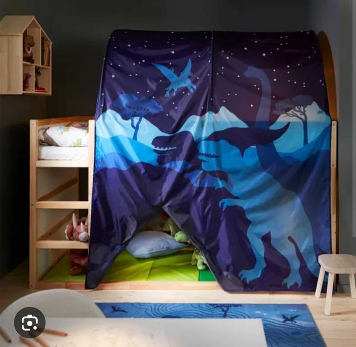 Dossel cama criança dinossauros