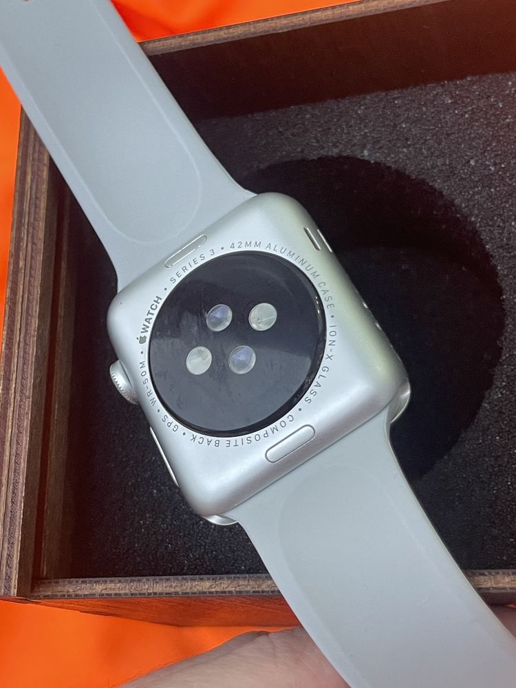 Годинник Apple Watch 3 series, 42 mm, Silver. Гарантія