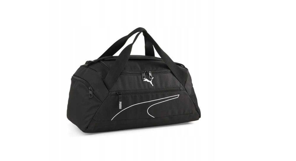 Torba czarnana ramie trening siłownię sport PUMA logo suwak