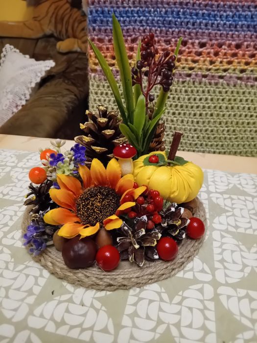 Stroik jesienny rękodzieło