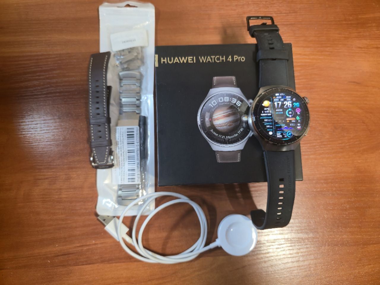 Флагманський смартгодинник Huawei watch 4 Pro сапфір, титан