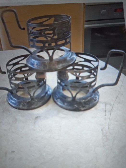 Підстаканники мельхіор