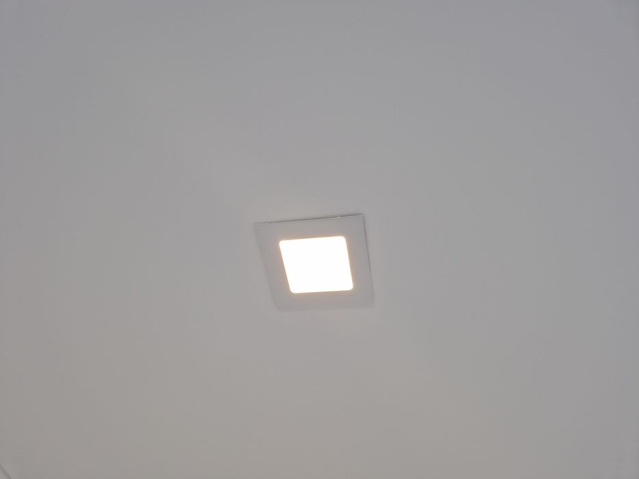 Candeeiro Projetor Lampada Foco Painel quadrado LED 6W 12x12