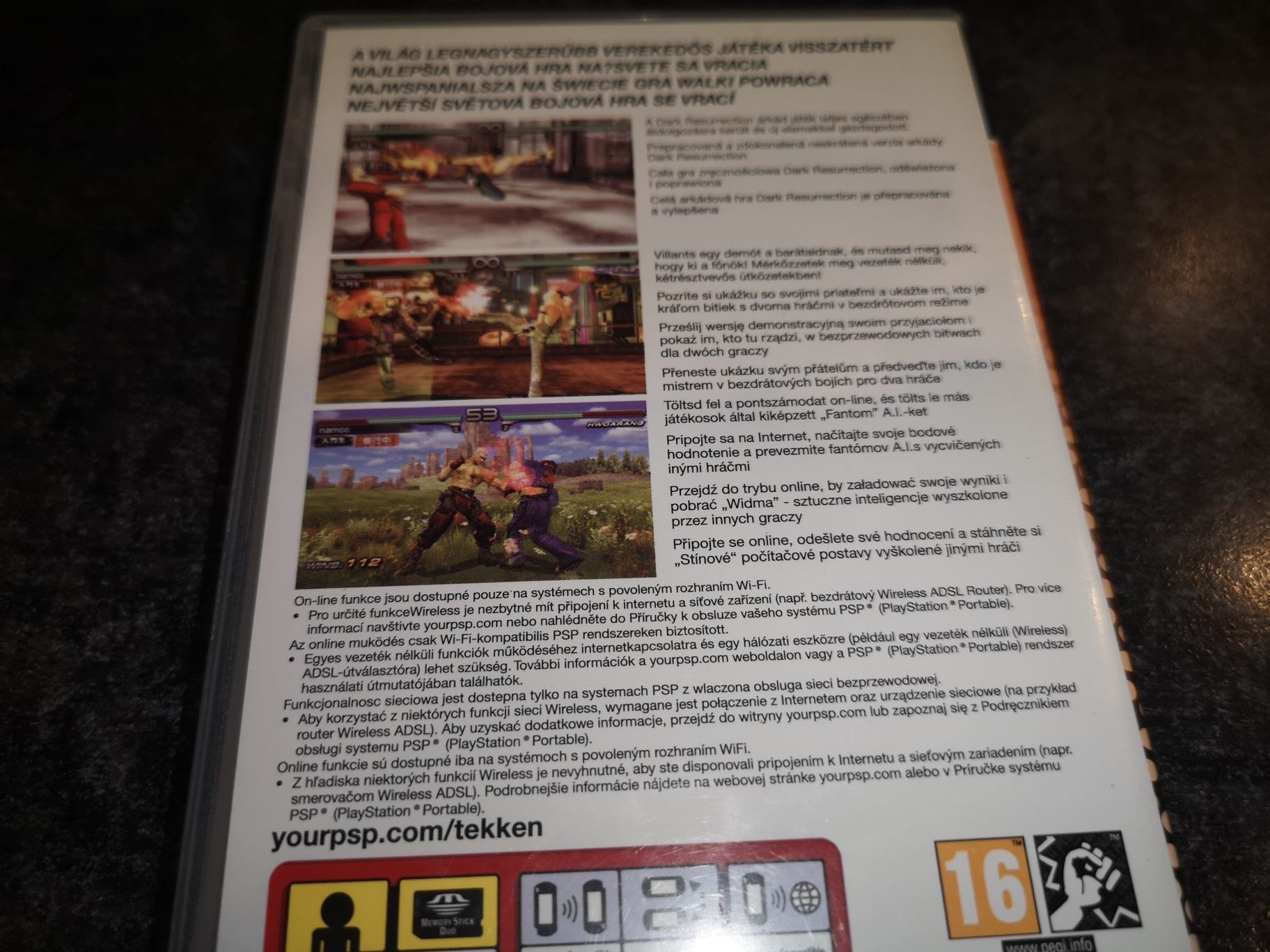 Tekken Dark Resurrection PSP gra (komplet stan BDB) kioskzgrami