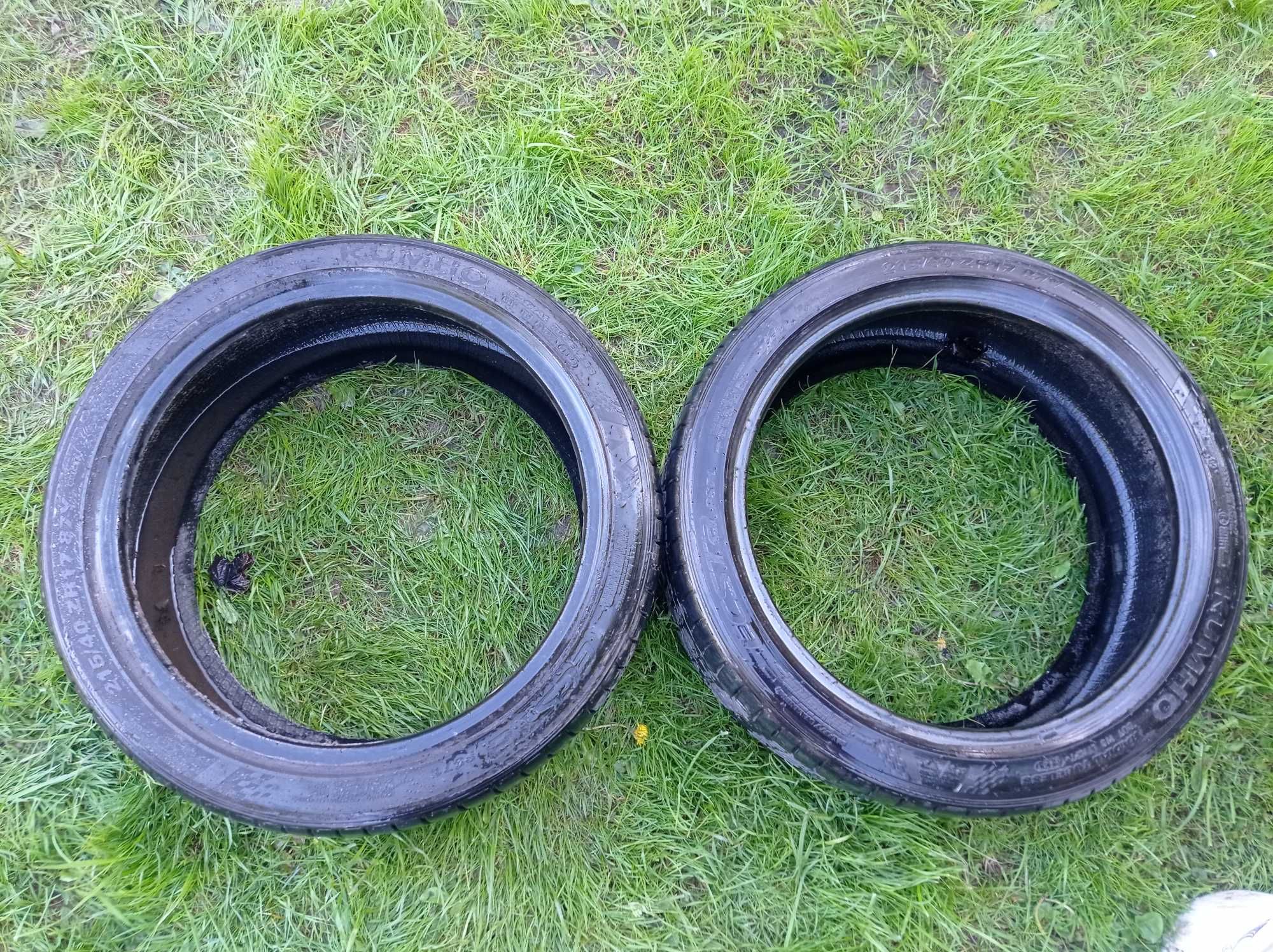 2 OPONY LETNIE 215/40 R17 KUMHO 2022R , STAN BDB , 299 ZŁ !