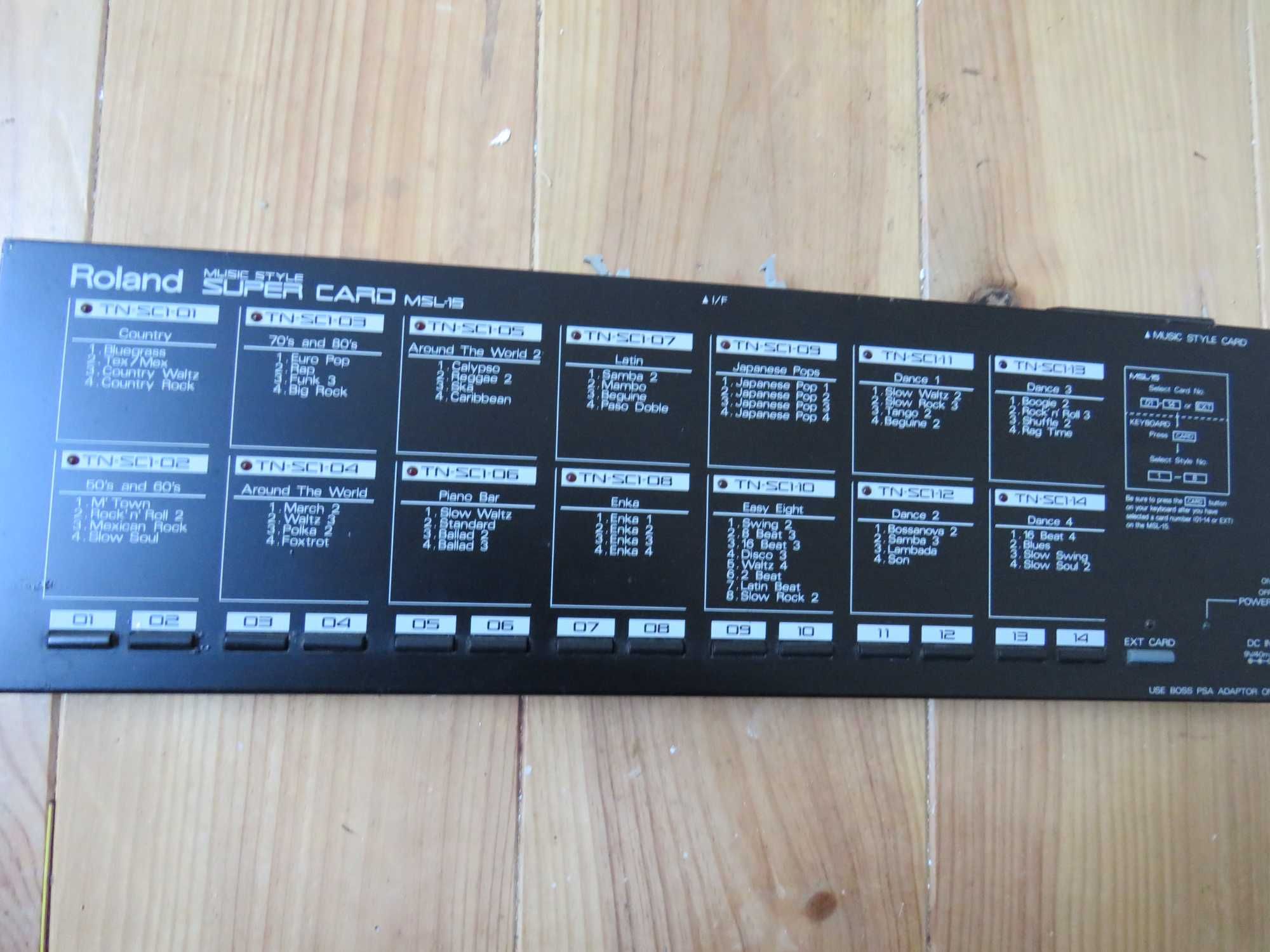 Roland SUPER CARD MSL - 15 MODULO de sons Synth antigo/ vintage