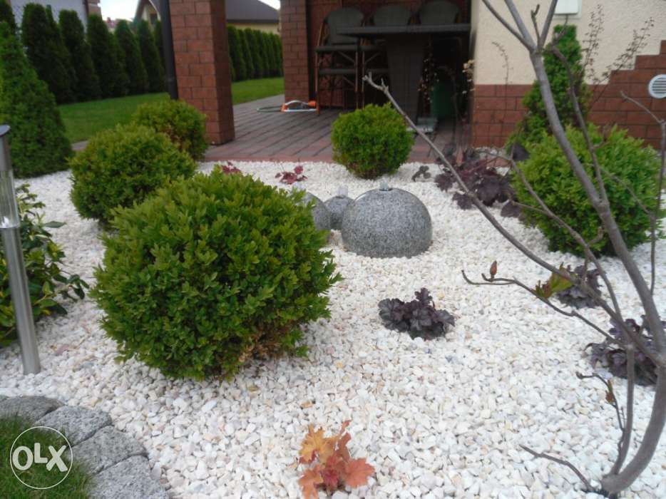 TARASO Biała MARIANNA kamień grys ozdobny do ogrodu. TRANSPORT ŚLĄSK