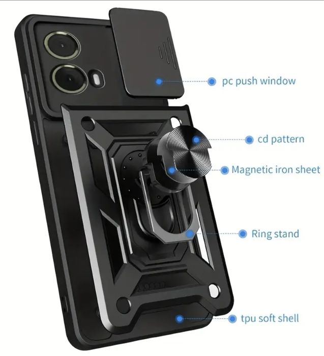 Чехол Camera Ring для Motorola G04 G24 Power / чохол на мото г04 г24