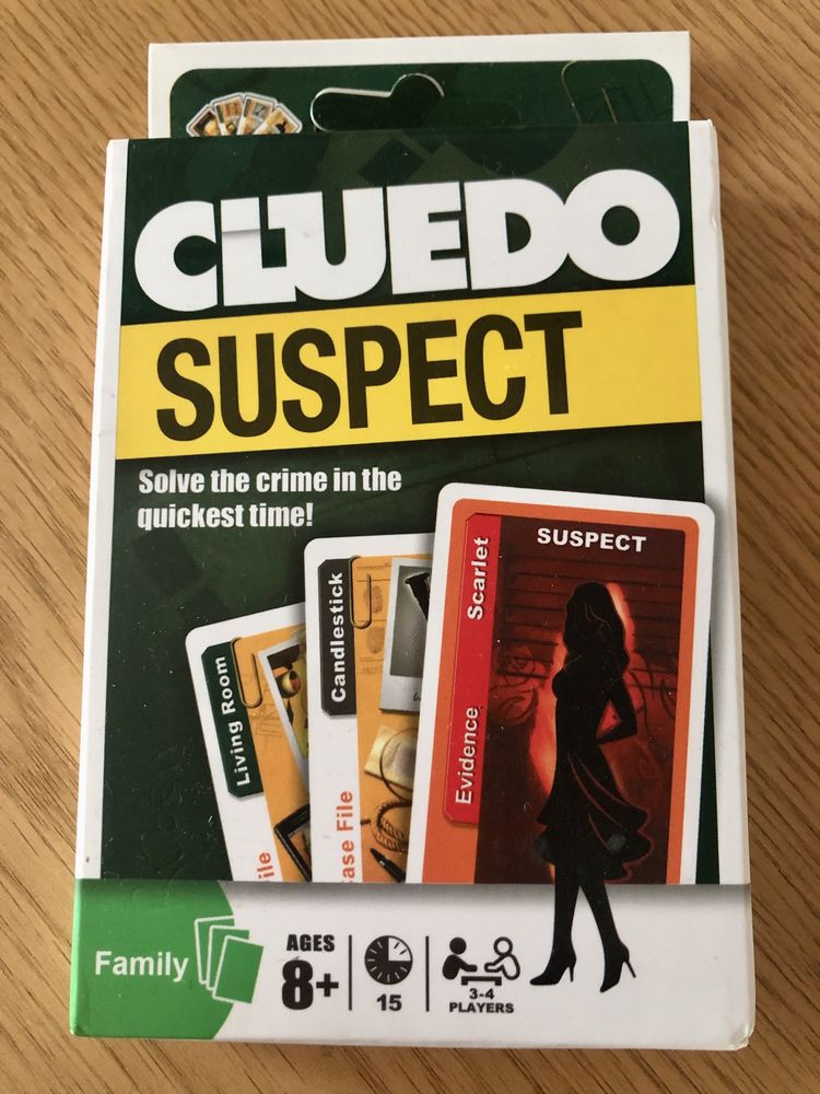 Cluedo Suspect - Jogo Cartas