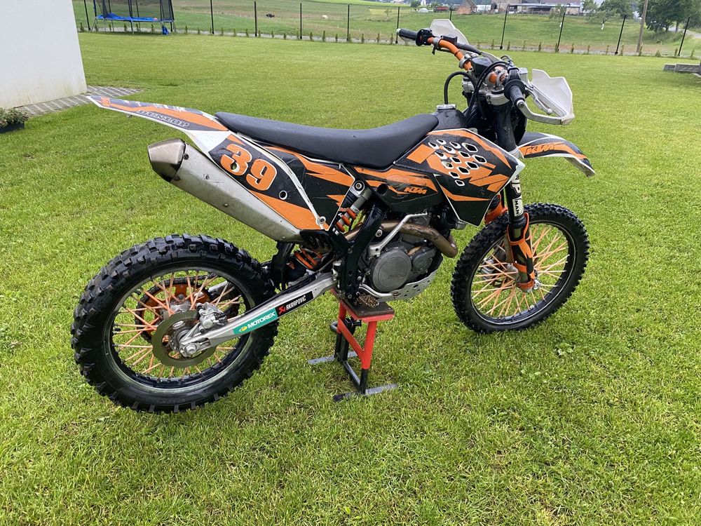 KTM 450 exc sprzedam plus podstopka zarejestrowany