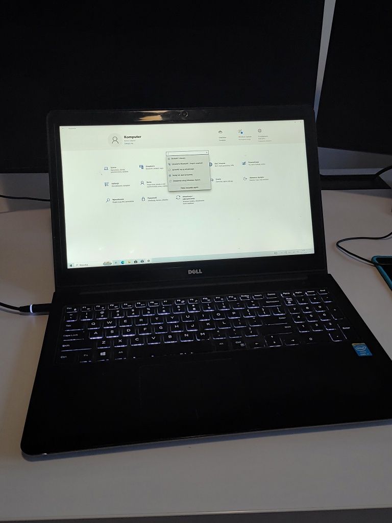 Laptop DELL Intel i7 dotykowy ekran SSD 256 Gb