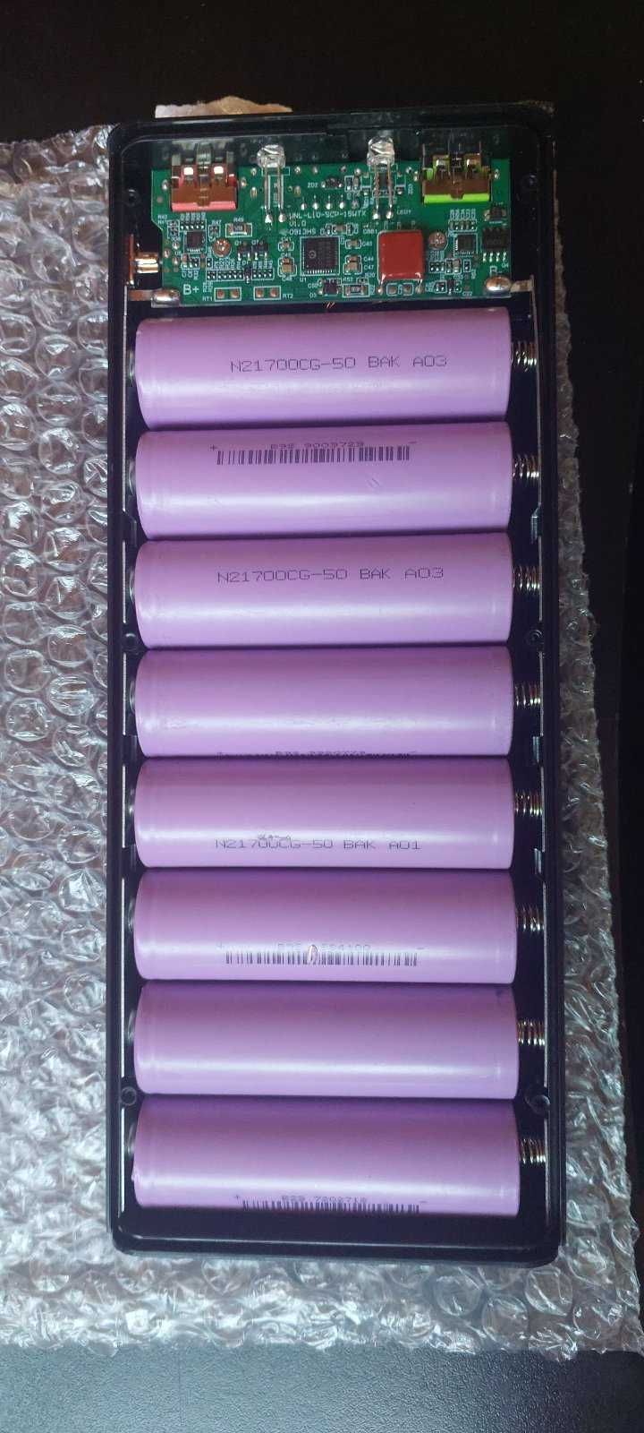 Корпуса повербанка під акумулятори 21700 та 18650 на 8шт powerbank