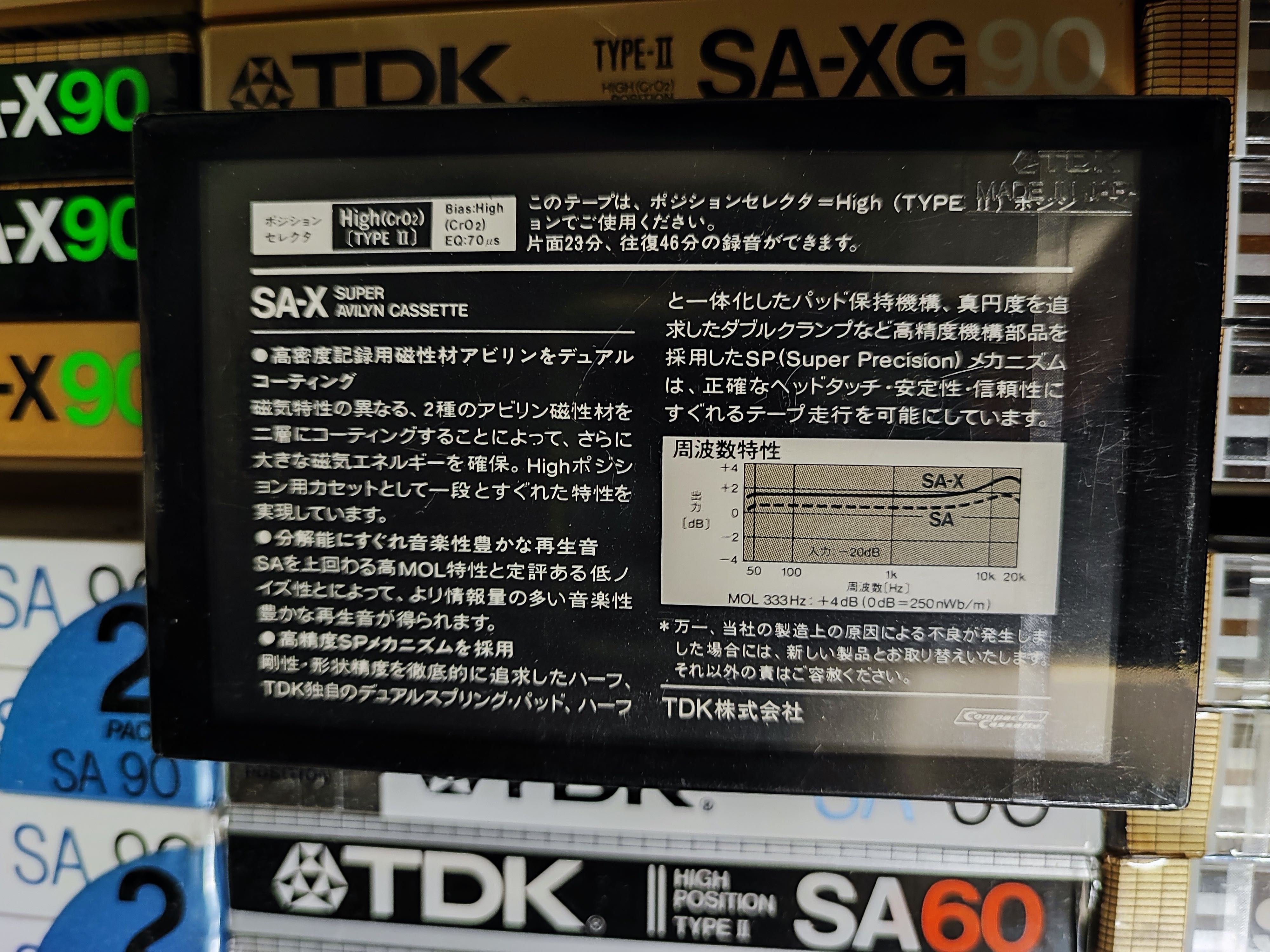 Cassette TDK SA-X C46