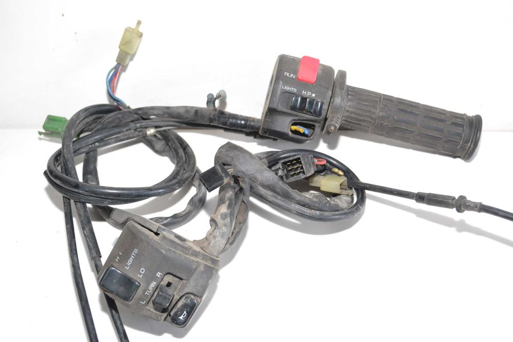 kawasaki zzr600 zzr 600 przełączniki prawe lewe dźwignia ssania