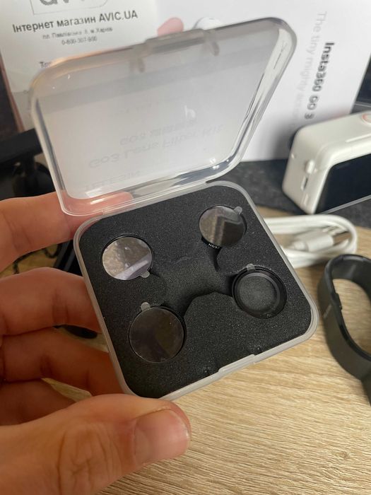 Екшн-камера Insta360 GO 3 64GB + ND фільтри + Рамка Telesin