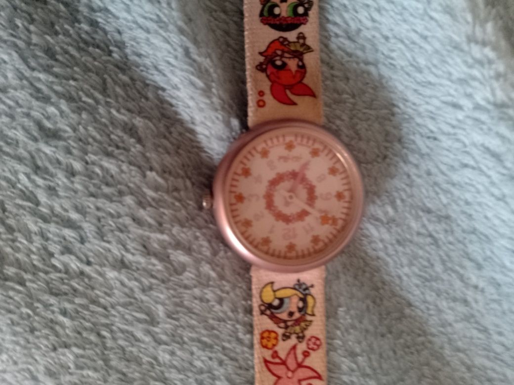 Relógio vintage Swatch de powerpuffs girls