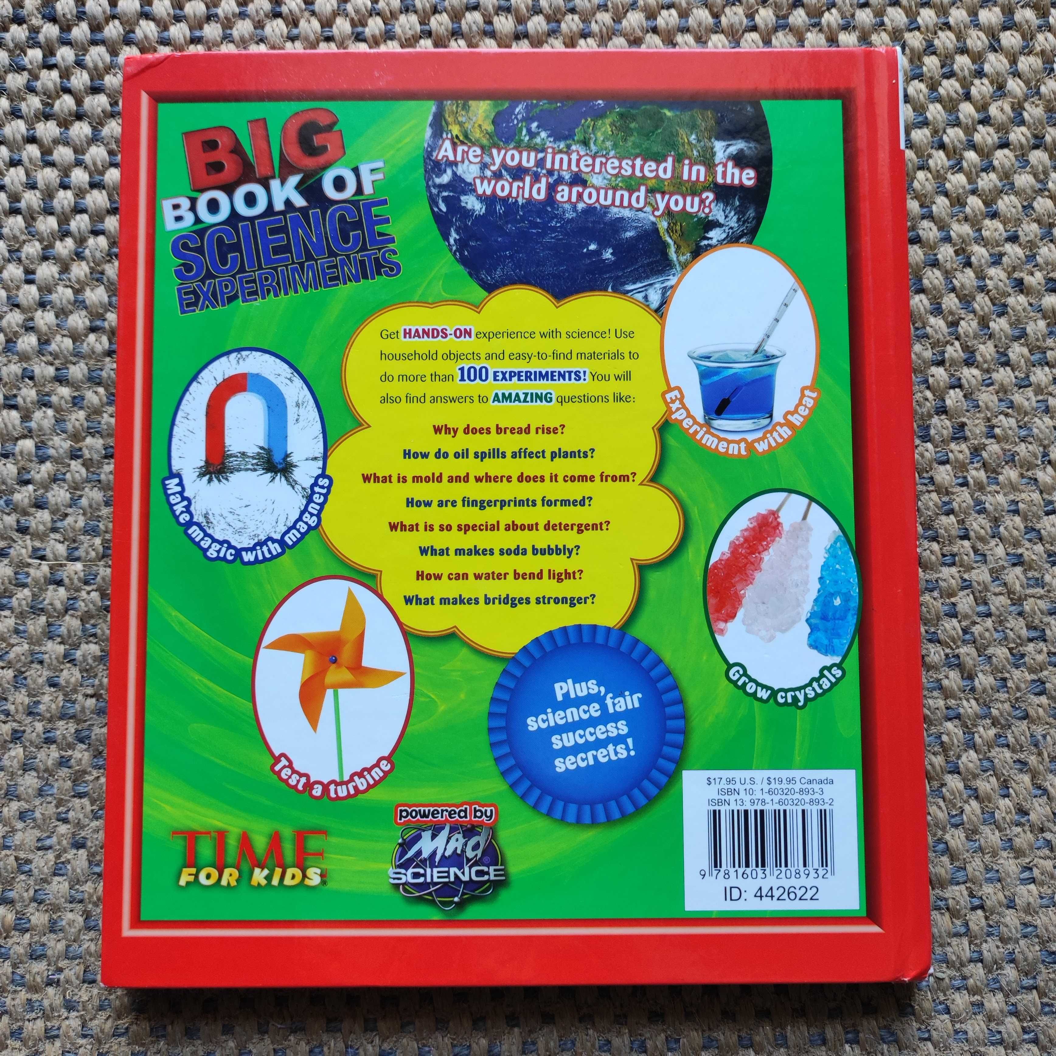 Livro Time Magazine - "Big Book of Science Experiments" (portes incl)