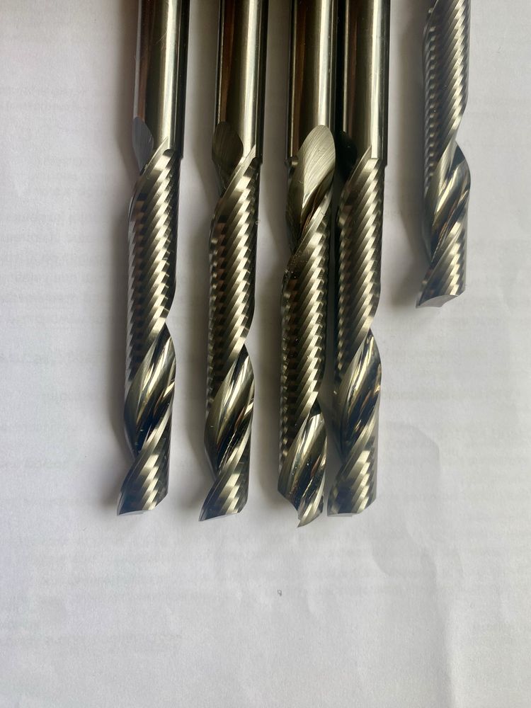 Frezy CNC spiralne 12.0 mm. VHM - Plex, HPL, PLAST, Corian