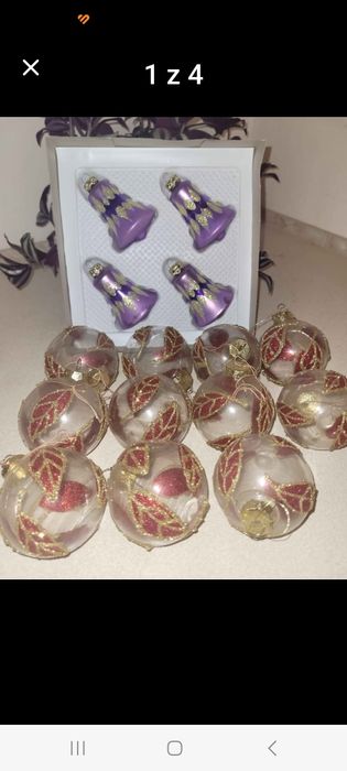 Zestaw bombek choinkowych