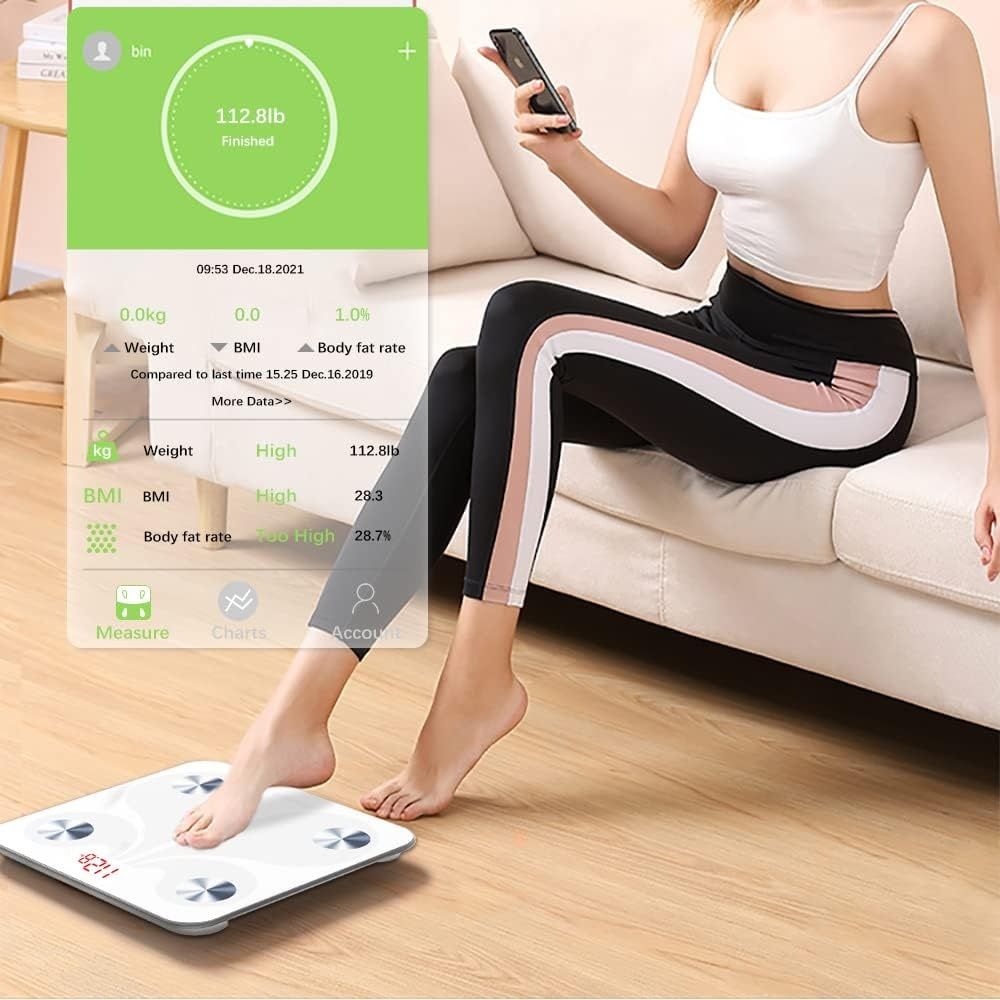 Waga tkanki tłuszczowej ładowana Smart BMI 13 danych ciała