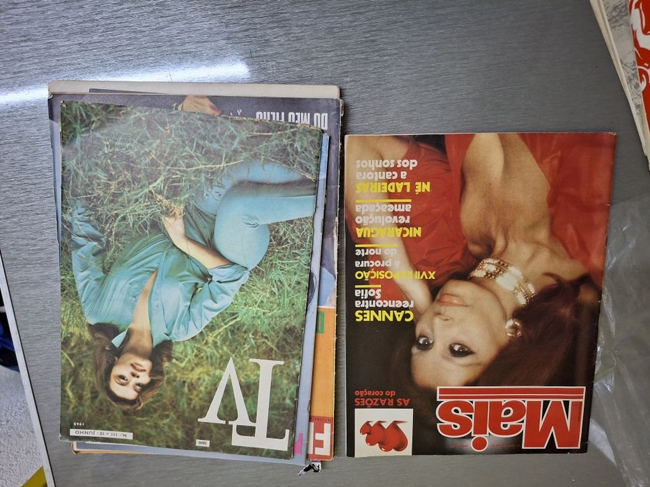 Revistas antigas capa sophia sofia loren