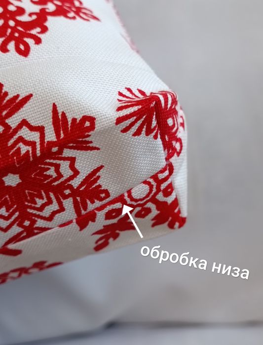 Новорічні мішечки сніжинки  для пакування подарунків